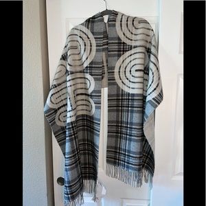 Oversized Coach Logo Scarf